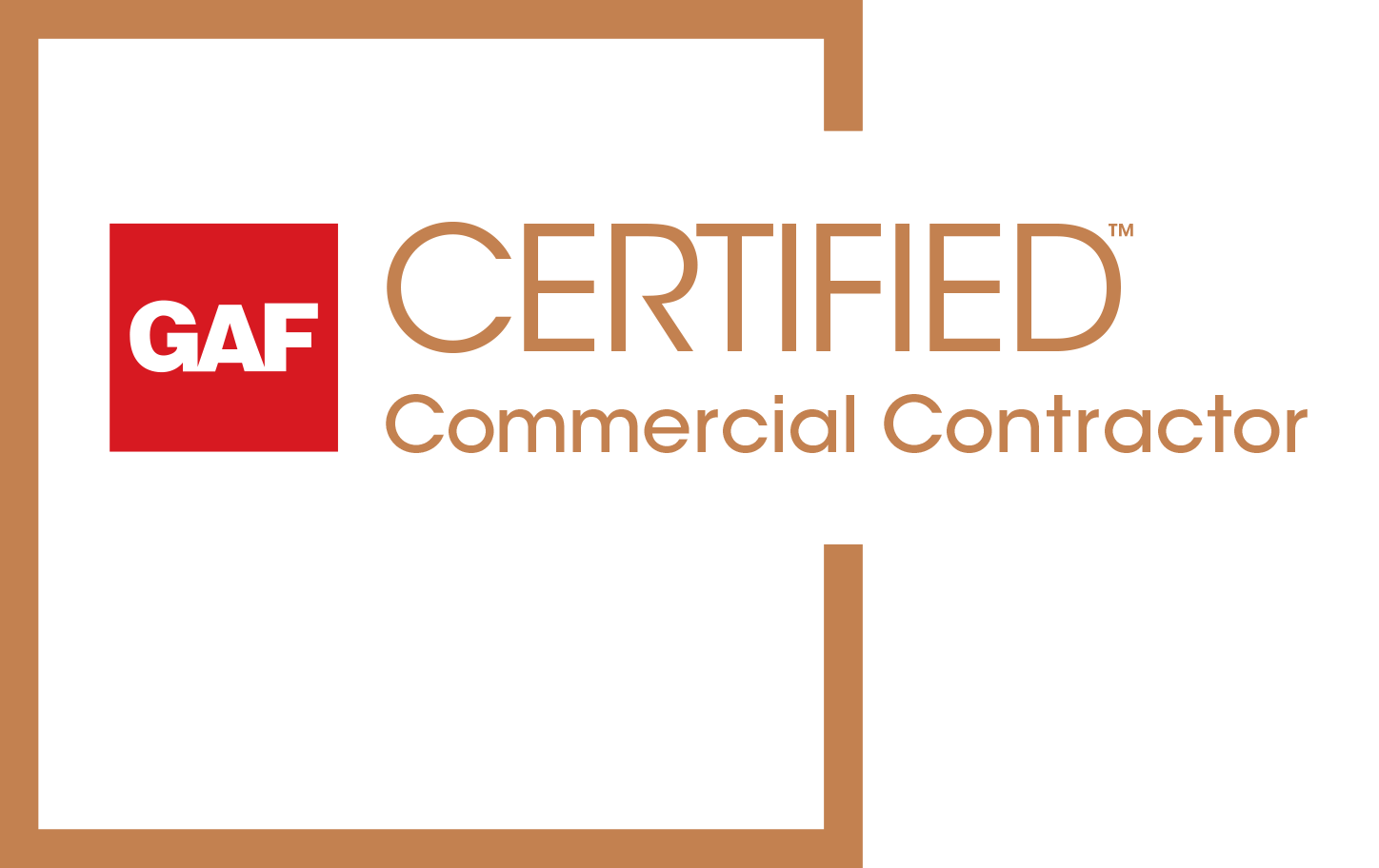 GAF Certified™ Commercial Contractor